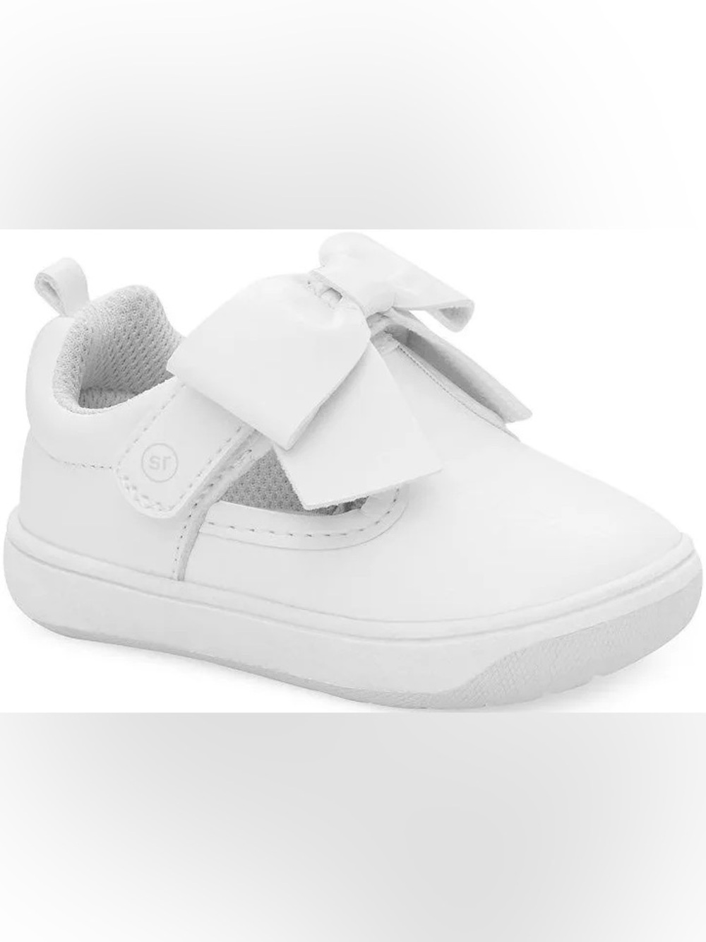 Stride rite 360 Kamila White Bow Kids Shoes size 3M